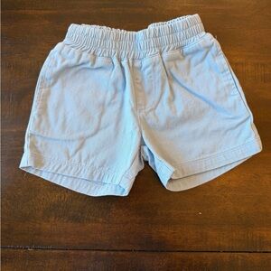 Toddler Light Blue Elastic-Waist Shorts
